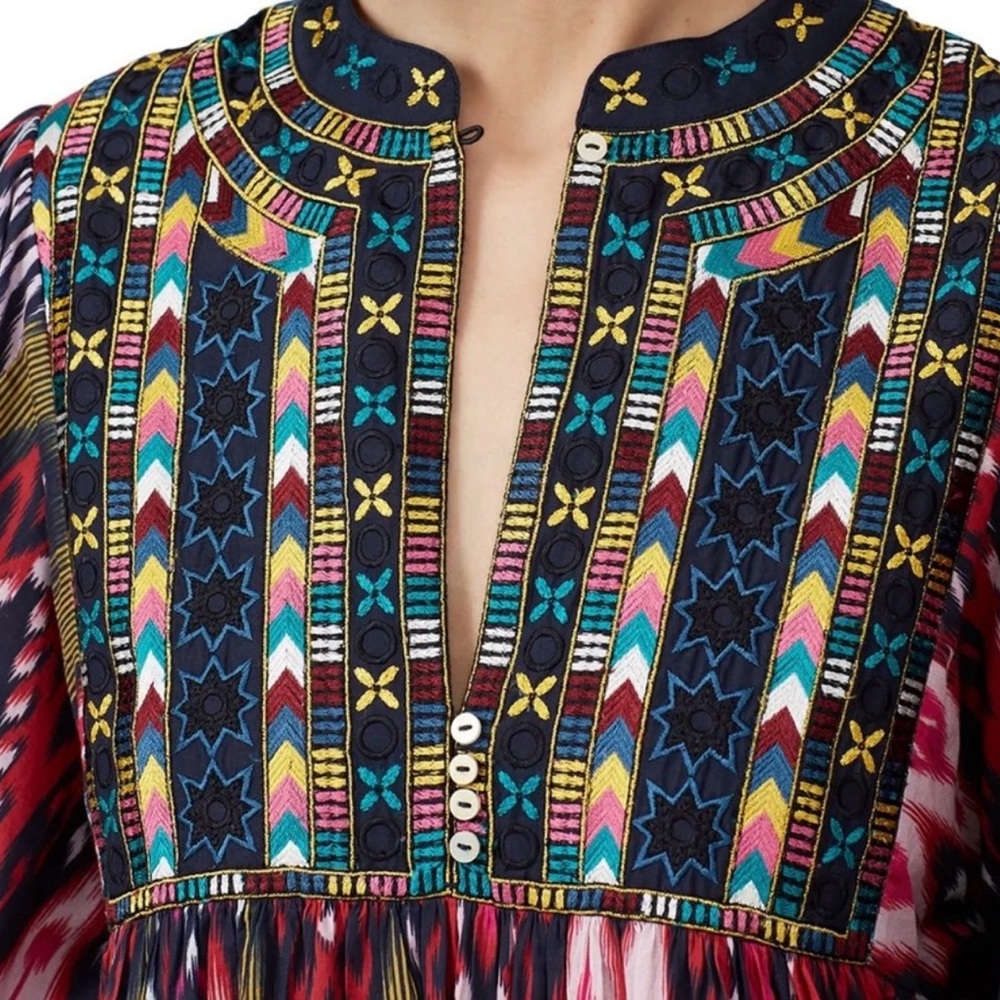 Figue Multi Print Nora Dress, size M - Picture 9 of 10